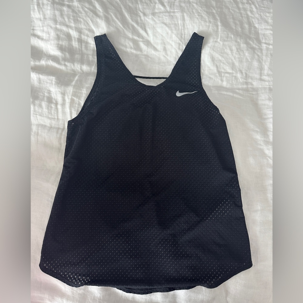 Nike Black Mesh Workout Tank